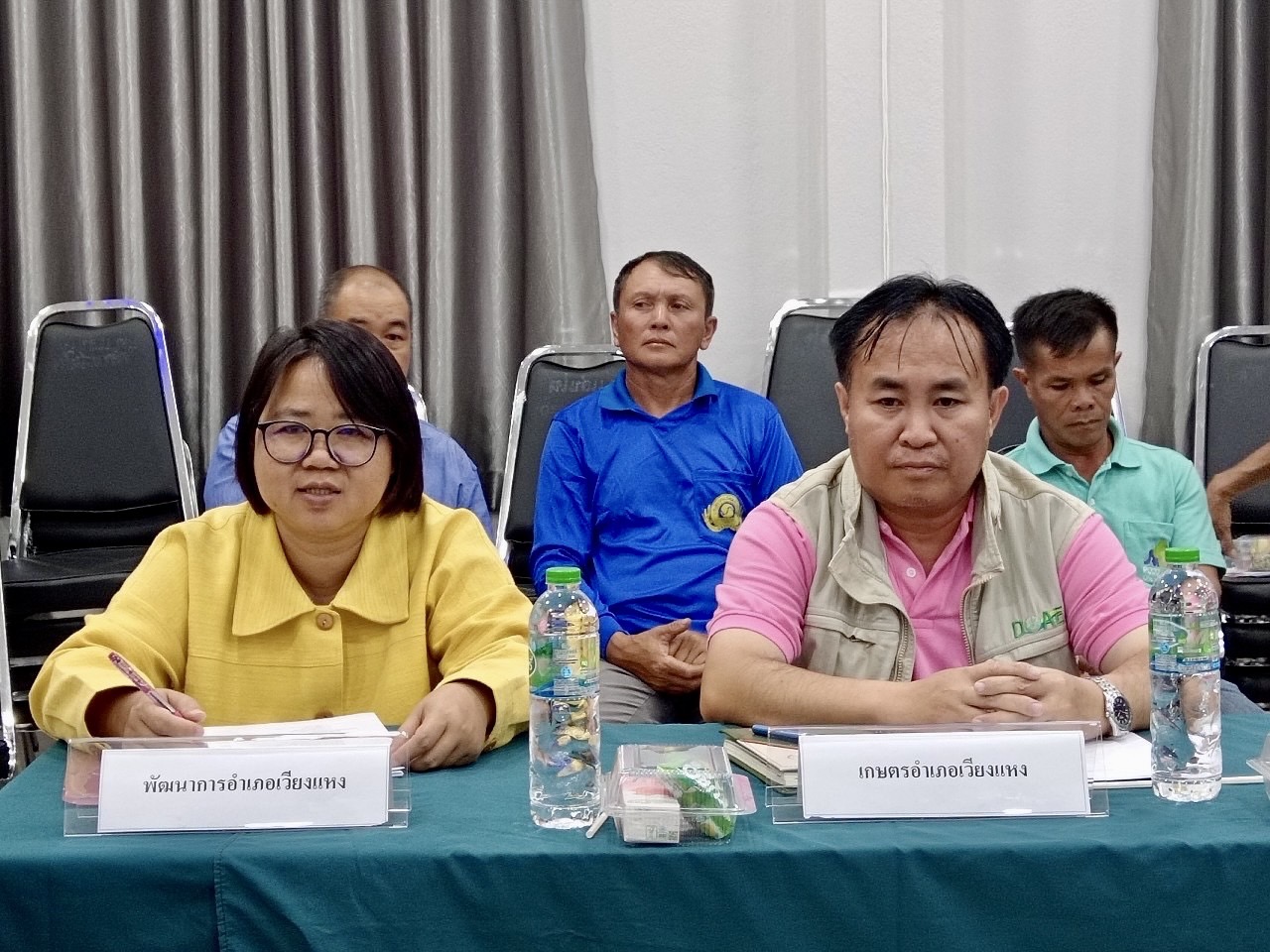 พช.เวียงแหงร่วมประชุมชี้แจงโครงการบ้านมั่นคงชนบทตำบลแสนไห